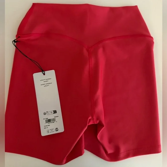 Alo Yoga 5” Airlift Energy Short - Candy Red NWT - Picture 6 of 7